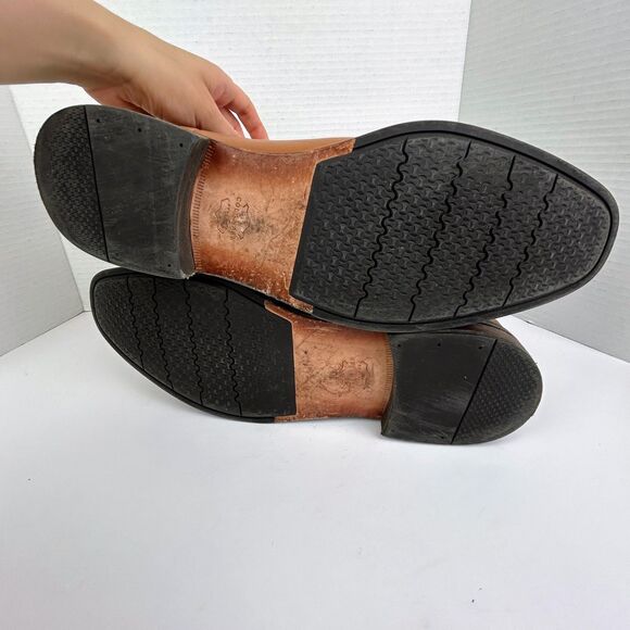 Cole Haan Wagner Grand Chelsea Boots Leather Dress Shoes Cognac Tan Men's 12 - Picture 6 of 15